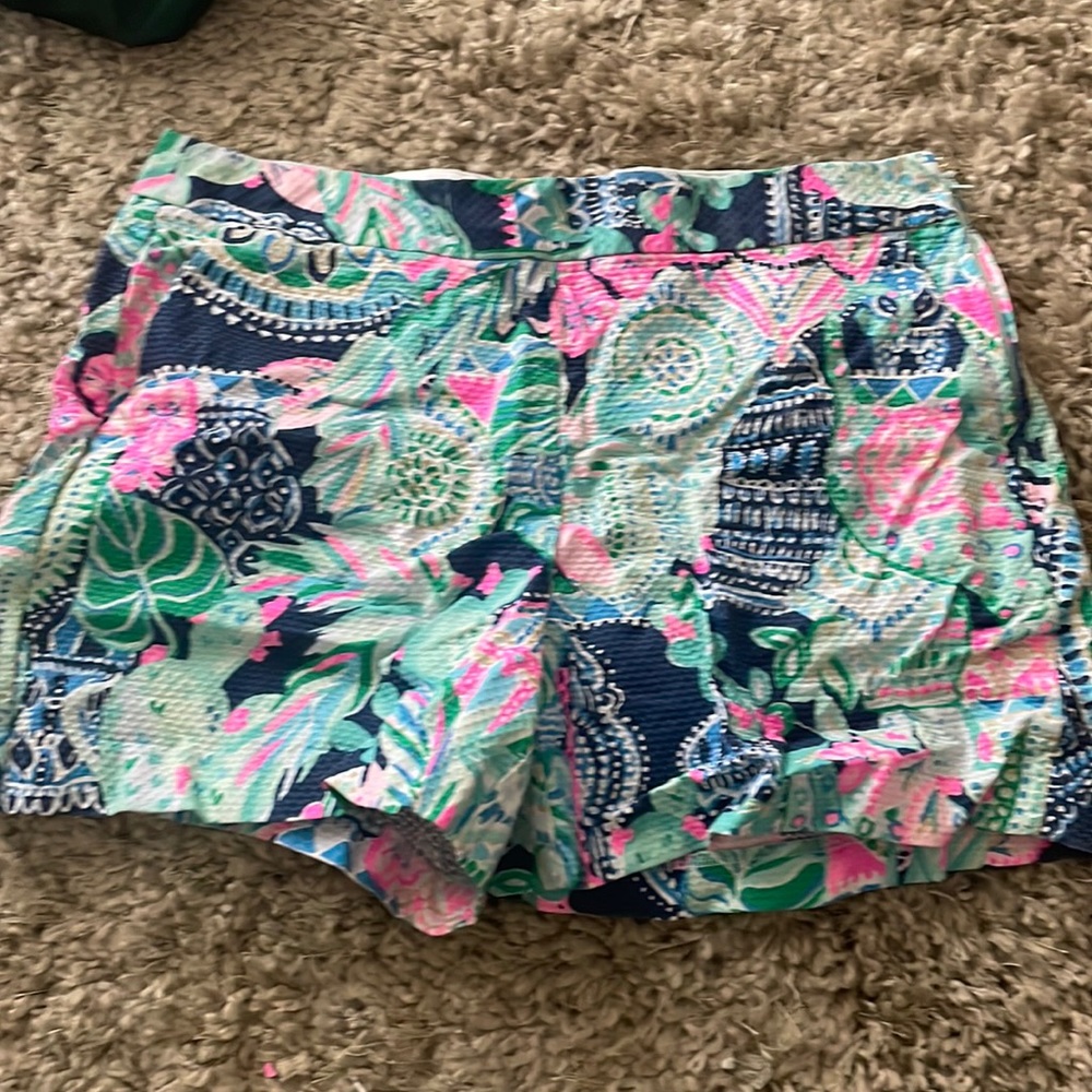 Lilly Pulitzer Side-Zip Shorts